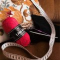Image client Fil Black Sheep Lisa 8/4 50g - Rouge (45)