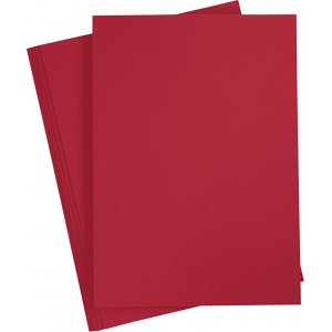 Carton coloré - Noël rouge - A4 - 180 g - 20 feuilles Carton coloré - Noël rouge - A4 - 180 g - 20 feuilles