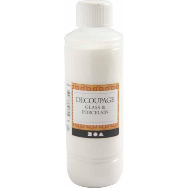 Vernis de dcoupage - verre et porcelaine - 250 ml
