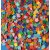 Socle mosaque en papier