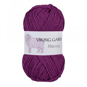 Fil Viking Mérinos 50g - Bruyère foncée (878) Fil Viking Mérinos 50g - Bruyère foncée (878)