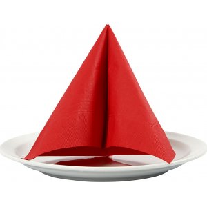 Serviettes - rouge - 20 pcs Serviettes - rouge - 20 pcs