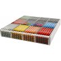 Crayons Colortime - couleurs mélangées - 12 x 24 pcs