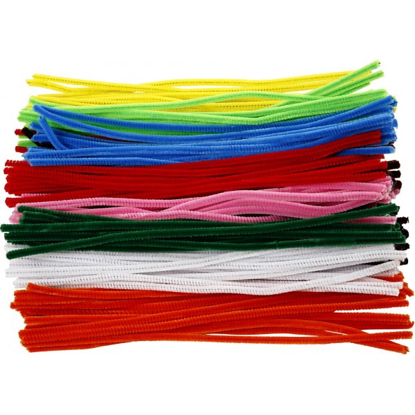 Cure-pipe - 6 mm - couleurs mlanges - 200 pcs