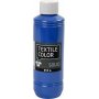 Peinture textile textile solide - bleu brillant - couvrante - 250 ml