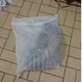 Image client Sacs � linge 50x70 cm blanc 1 pi�ce