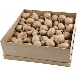 Oeufs - papier mâché - 140 pcs Oeufs - papier mâché - 140 pcs