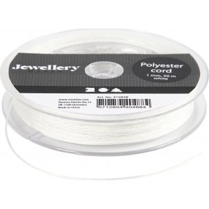 Cordon polyester - blanc - 50 m Cordon polyester - blanc - 50 m