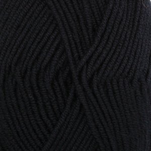 Fil DROPS Merino Extra Fine Uni Color - 50g - Noir (02) Fil DROPS Merino Extra Fine Uni Color - 50g - Noir (02)