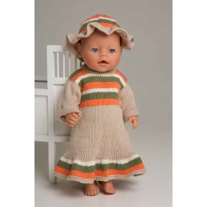 Patron tricot - Robe, pantalon à couches et bonnet Patron tricot - Robe, pantalon à couches et bonnet