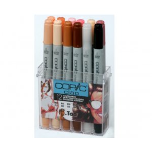 Coffret Copic Ciao - 12 stylos - Couleurs chair Coffret Copic Ciao - 12 stylos - Couleurs chair