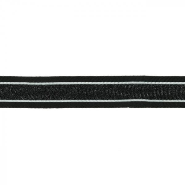 Bande latrale - Lurex, raye