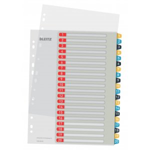 Classeur indice PP A4+ - 1-20 Classeur indice PP A4+ - 1-20