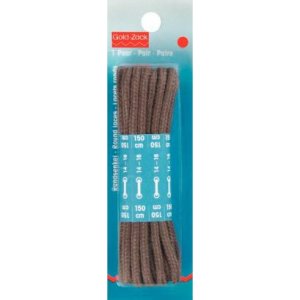 Lacets ronds 5mm 150cm CO marron 2 pcs Lacets ronds 5mm 150cm CO marron 2 pcs