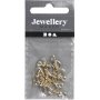 Crochets d'oreilles franais - plaqu or - 10 pcs