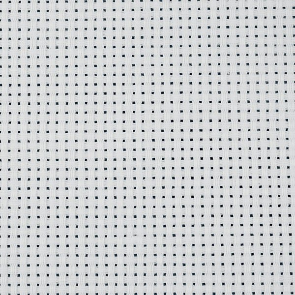 Tissu  broder Ada - blanc - 150x300 cm, 43 carrs par 10 cm