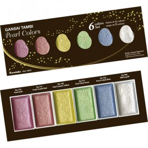 Peinture aquarelle Gansai Tambi - Couleurs nacrées Peinture aquarelle Gansai Tambi - Couleurs nacrées