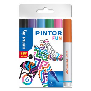 Set de crayons fibre Pilot Pintor (Fun Mix) - Fin Set de crayons fibre Pilot Pintor (Fun Mix) - Fin
