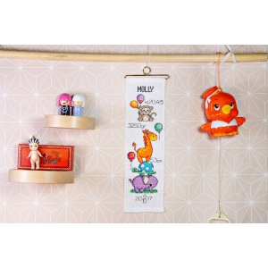Kit de broderie Minivepa - Fête des animaux Kit de broderie Minivepa - Fête des animaux