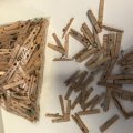 Image client Pinces à linge en bois 45 mm - non traitées paquet de 1000
