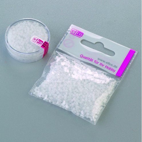 Rocailles mates transparentes ø 2,6 mm - marron foncé Rocailles mates transparentes ø 2,6 mm - marron foncé