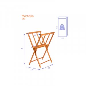 Berceau graphique - N°80 - Marbella (moyen) Berceau graphique - N°80 - Marbella (moyen)