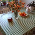 Image client B�che � Carreaux - Vert