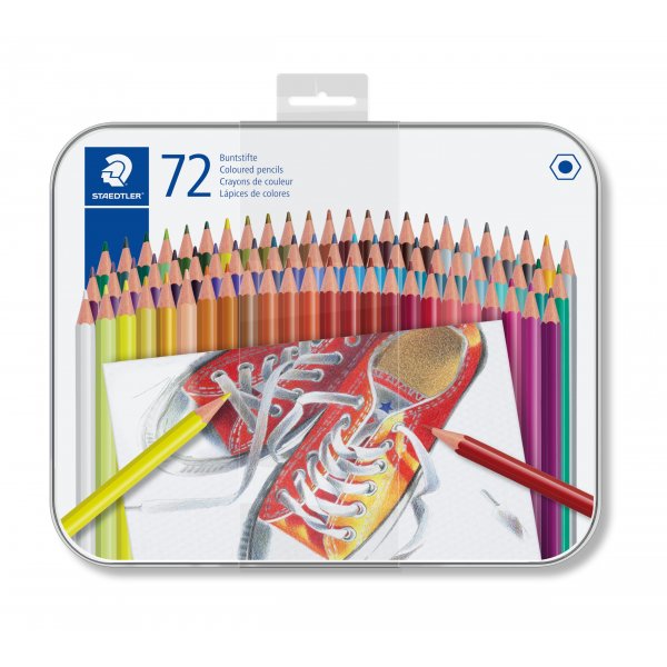 Crayons de couleur - 72 crayons