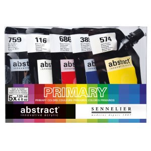 Set de peinture acrylique Sennelier Abstract - Set d'introduction 5 x 120ml Set de peinture acrylique Sennelier Abstract - Set d'introduction 5 x 120ml