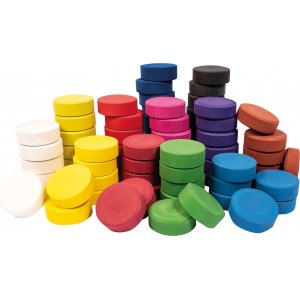 Rondelles de couleur Ø 55-57 mm 72 pcs Rondelles de couleur Ø 55-57 mm 72 pcs