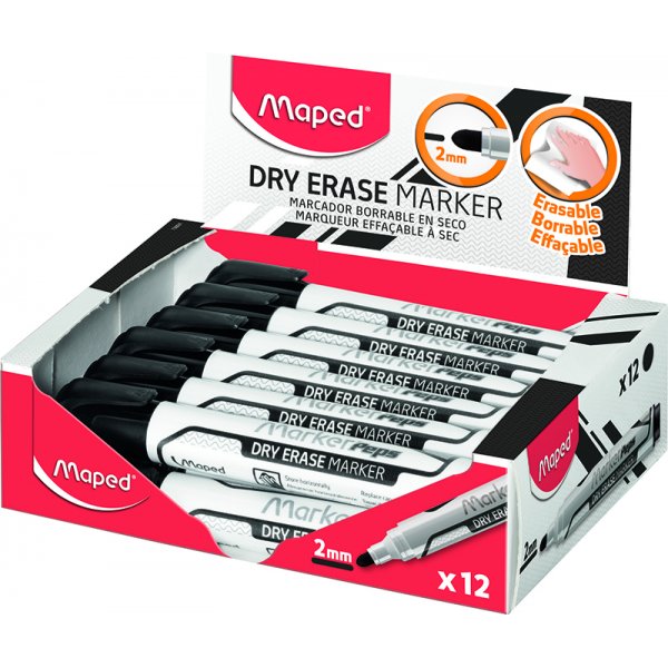Stylo pour tableau blanc - Maped - Bullet 2mm Stylo pour tableau blanc - Maped - Bullet 2mm