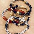 Image client Perles en plastique Lettres, rondes