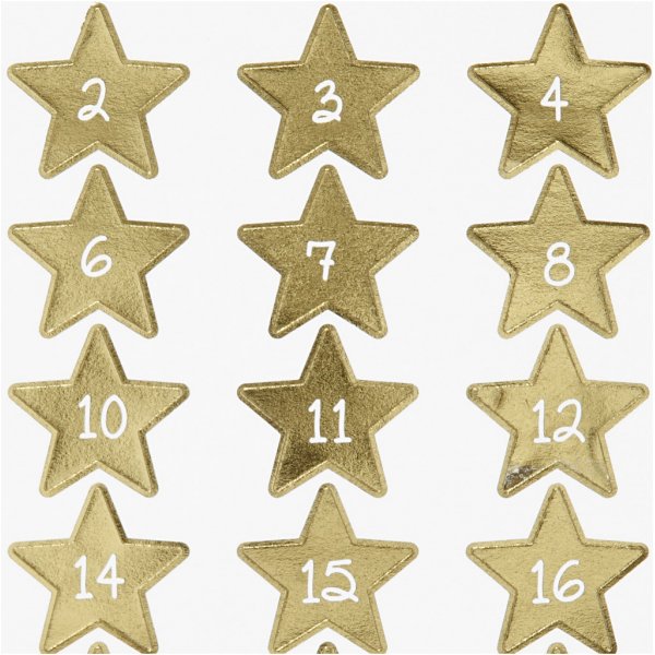 Autocollants - numros de calendrier