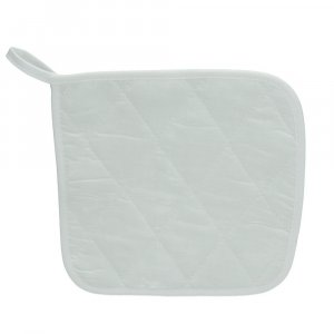 Articles en coton 17 x 17 cm - gant de cuisine blanc Articles en coton 17 x 17 cm - gant de cuisine blanc