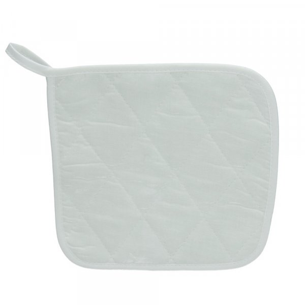 Articles en coton 17 x 17 cm - gant de cuisine blanc