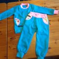Image client Pantalon de jogging - Turquoise - 150 cm