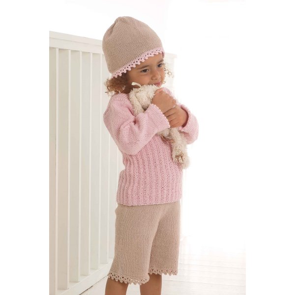 Patron tricot - Pull, short et bonnet (1410-5)