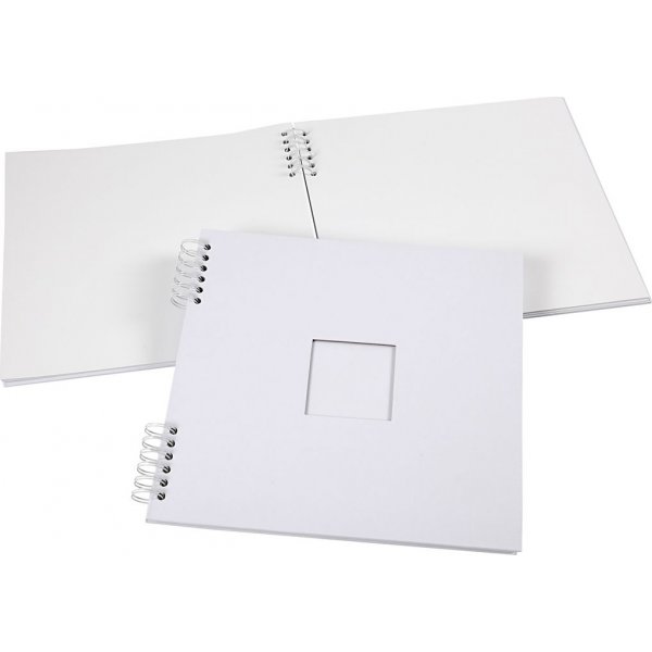 Scrapbook avec spirale - blanc - 30,5 x 30,5 cm