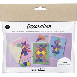 Mini kit DIY - Puzzle de cartes avec figurines en mousse Mini kit DIY - Puzzle de cartes avec figurines en mousse