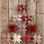 Bandes toiles - rouge - paillettes, vernis - 6,5+11,5 cm - 40 bandes