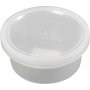 Pot en plastique avec couvercle - 125 ml - 20 pcs