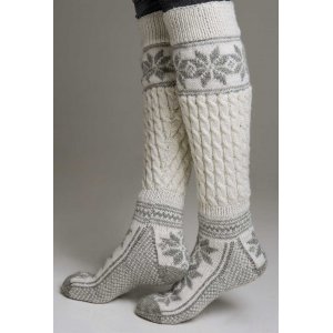 Patron tricot - Chaussettes hautes Patron tricot - Chaussettes hautes