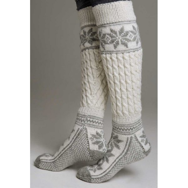Patron tricot - Chaussettes hautes