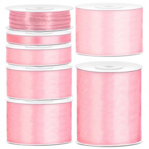 Ruban satin - 25 m - Rose clair Ruban satin - 25 m - Rose clair