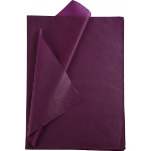 Papier de soie - bordeaux - 50 x 70 cm - 14 g -25 feuilles Papier de soie - bordeaux - 50 x 70 cm - 14 g -25 feuilles