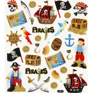 Autocollants - pirates Autocollants - pirates