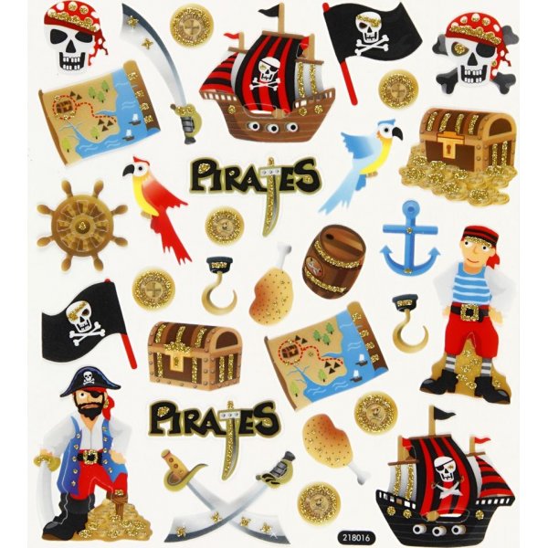 Autocollants - pirates
