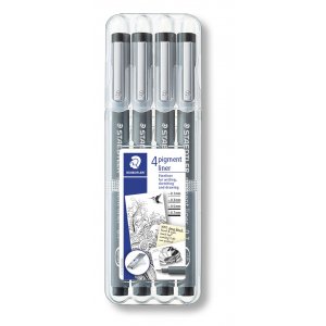 Pigmentliner Noir - 4 stylos Pigmentliner Noir - 4 stylos