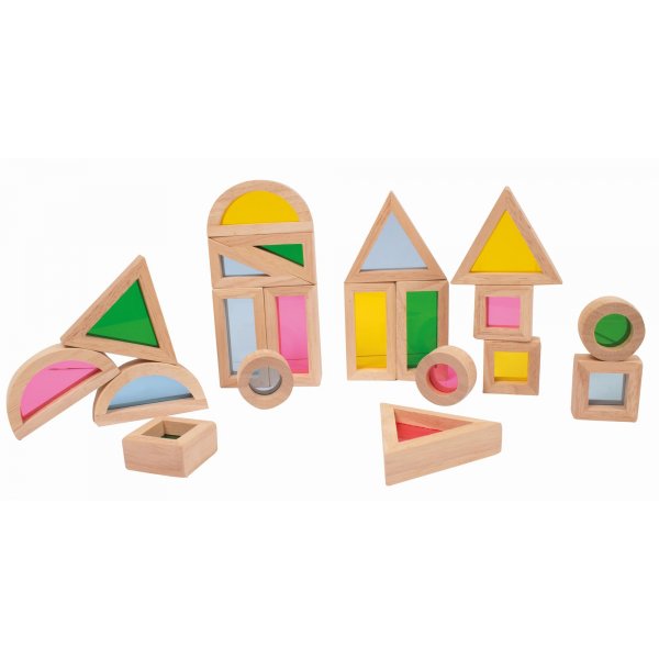Blocs de construction sensoriels de différentes formes 24 pcs Blocs de construction sensoriels de différentes formes 24 pcs
