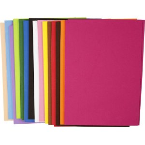 Caoutchouc décoratif - couleurs mélangées - A4 - 30 pcs Caoutchouc décoratif - couleurs mélangées - A4 - 30 pcs